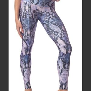Emily Hsu Carina Python Leggings Size Medium